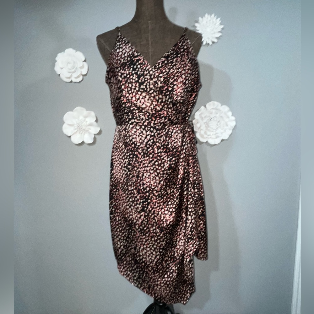 BCBGMaxAzria midi wrap dress